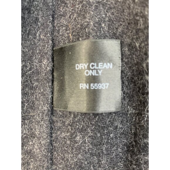 Rare Vintage Y2K Bill Blass Mens Trench Coat 48R Wool Single Breast Zip Away - Picture 16 of 16